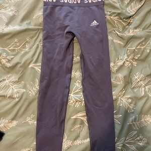 Adidas periwinkle cropped seamless Leggings